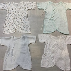 新生児肌着（長肌着４枚、短肌着４枚）の画像