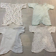 新生児肌着（長肌着４枚、短肌着４枚）の画像