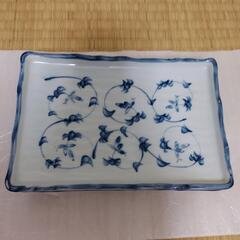 お魚料理に 長方形の和皿 2枚セットの画像