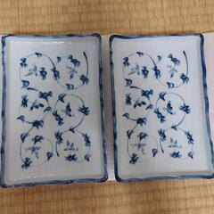 お魚料理に 長方形の和皿 2枚セットの画像