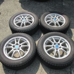 お話中】205/60R16 スタッドレスタイヤ アルミ付き ブリ...