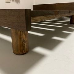 石崎家具 ベッドフレーム セミシングル2台