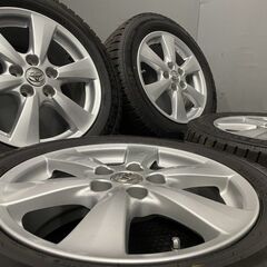【DUNLOP WM02 215/60R17】スタッドレス【トヨタ エスティマ 純正ホイール 17インチ 7J5HPCD114.3+50】2020年製 バリ溝　(VTD603)クレジットカード QRコード決済可能