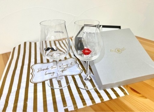 結婚祝 夫婦 ワイングラス husband\u0026wife グラス birth day bar