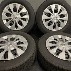 【GOODYEAR ICENAVI7 195/65R15】スタッドレス【日産 セレナ 純正ホイール 15インチ 5.5J5HPCD114.3】21年製 バリ溝　(VTF620)クレジットカード QRコード決済可能