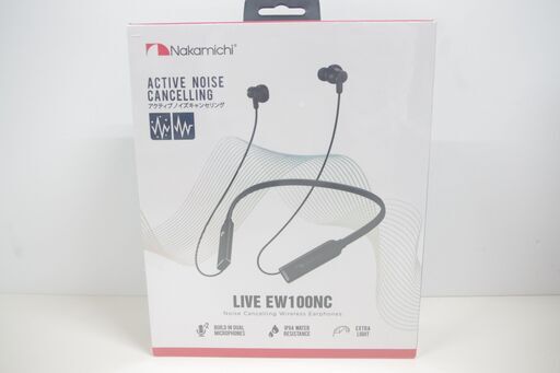 【新品未開封】Nakamichi/LIVE EW100NC/アクティブノイズキャンセリング/ブラック