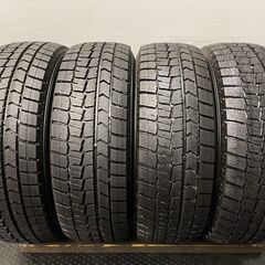 走行短め DUNLOP WINTER MAXX WM02 215/65R16 16インチ スタッドレス 4本 2021年製 アルファード ヴェルファイア等　(VTH614)クレジットカード QRコード決済可能