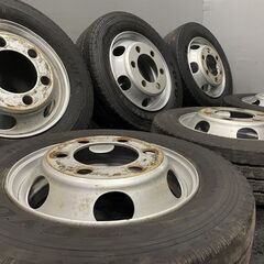 【TOYO M134 225/60R17.5 116/114L LT】トラックタイヤ 6本【TOPY 17.5×6.00 135-9TCS 6H PCD222.25 +135】21年製 バリ溝　(VTY506)クレジットカード QRコード決済可能