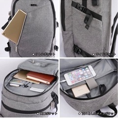 USB付き大容量バックパック 美品の画像