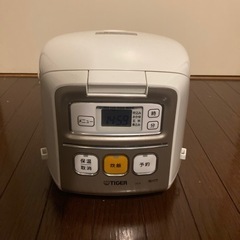 受付終了　タイガー炊飯ジャー　電源コード欠品