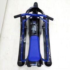 北海道 千歳市/恵庭市 近郊配送可能 Apex/アペックス YAMAHA/ヤマハ スノーバイク型 ソリ 6歳以上/40Kgまで ブルー×ブラック の画像