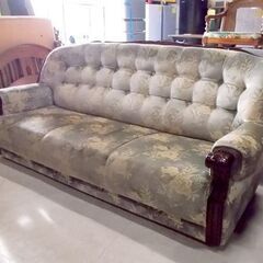 Karimoku 金華山張り 3人掛けソファ 幅185cm カリモク家具 長椅子