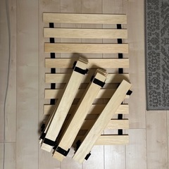 セミダブルベッド　すのこの画像