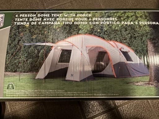 【売却済】キャンプ用テント  3回使用 ティンバーリッジ ６人用 ツールームテント Timber Ridge