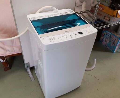 ハイアール 全自動洗濯機 4.5㎏ 2017年製 JW-C45A　/DJ-1082 1FO