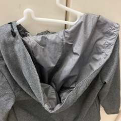 中古　ikka イッカ　ジャージコンビパーカー　130の画像