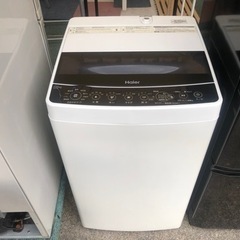 【リサイクルサービス八光　田上店　安心の3か月保証　配達・設置OK】ハイアール HAIER JW-C55D K [全自動洗濯機 5.5kg ブラック]