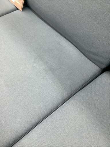 KI-114【新入荷　リサイクル品】カウチソファ　ブルー
