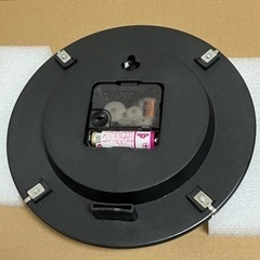 壁掛け時計※電池付き🕛連続秒針で静かです！の画像