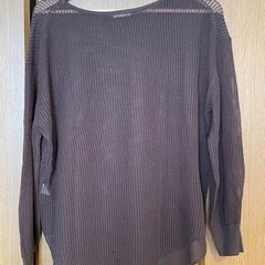  GU ジーユー メッシュのトップスの画像