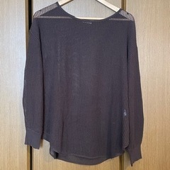  GU ジーユー メッシュのトップスの画像