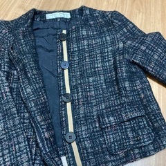 ユナイテッドバンブー ツイードジャケット Mの画像