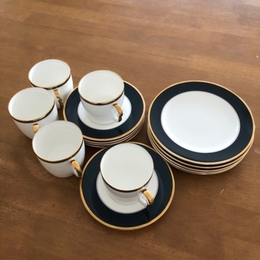 美品 たち吉 カップ＆ソーサー、ケーキ皿セット