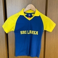 スリランカで購入 スリランカポロシャツ  新品未使用ですがシミ傷あり