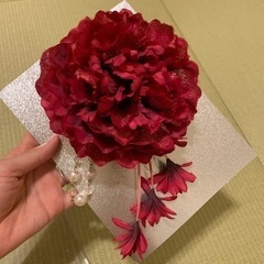 着物　髪飾りの画像