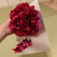 着物　髪飾りの画像