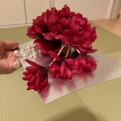 着物　髪飾りの画像