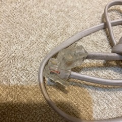 【もらってください010】【引き取り来られる方】確か固定電話に使用していたケーブルの画像