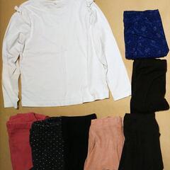 【決まりました】女の子秋冬服ズボンスパッツ140