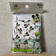 【未使用】ディズニー ★ ミッキー ベビー用ガーゼマスク 3枚セット 