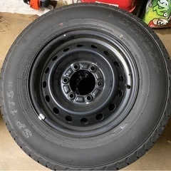 ハイエース純正タイヤ×ホイール　ダンロップ (SP175N) 1...