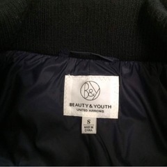 BEAUTY&YOUTH ウールダウンジャケット Pコートの画像