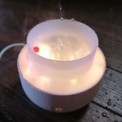イルミネーション付き卓上加湿器 USBの画像