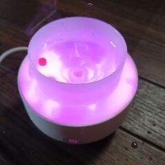 イルミネーション付き卓上加湿器 USBの画像