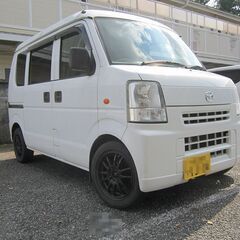 軽バン ２６年式スクラムバン　AT　車検付き　白　スライドドア　...