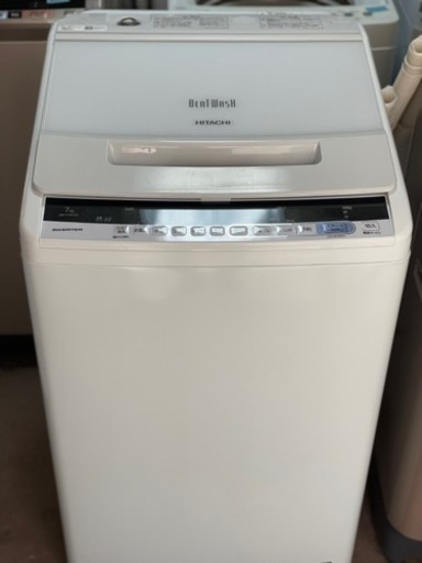 送料・設置込み　洗濯機　7kg HITACHI 2019年