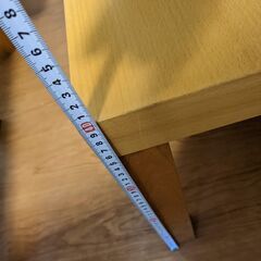 長方形のローテーブルの画像