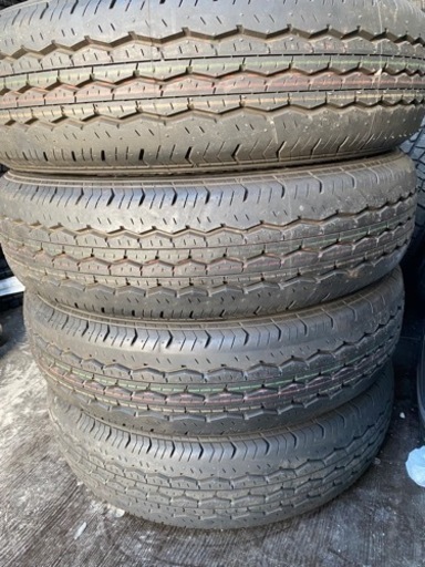 【決まりました】値下げ　美品　195/80R15 ブリヂストン  RD613 新車装着タイヤ4本