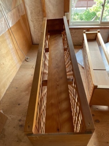 編み込み細工棚