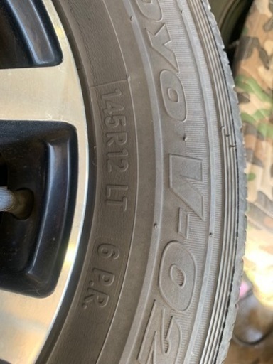 ?軽トラ軽バスに?貨物タイヤアルミ?