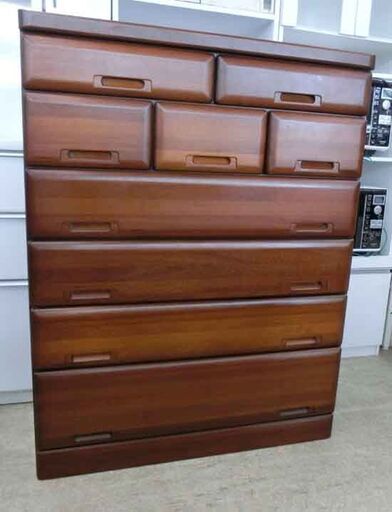 木製 6段 引き出し 6段チェスト 木製 89×45×107 タンス 箪笥 たんす 引出し 衣類収納 六段