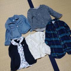 女の子服　夏秋冬物　80〜90　合計22着の画像