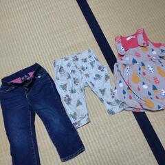 女の子服　夏秋冬物　80〜90　合計22着の画像