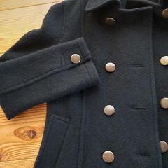 【値下げ】フレディノーリーズ ウールショートコートブラック38の画像