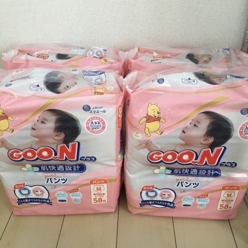 ☆お取引中☆グーンプラス パンツM 58枚×4 テープM64枚×2