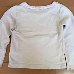 ロンT  長袖Tシャツ　100サイズ　ハート　○の画像